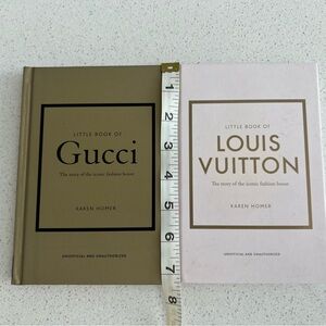 Louis Vuitton & Gucci Little Book in Olive and Black